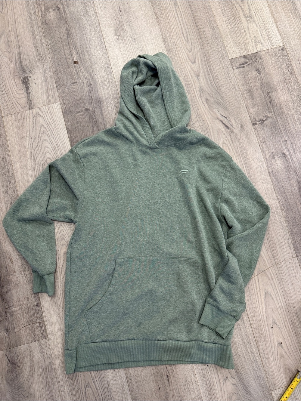Men's Green Pullover Hoodie Sweatshirt